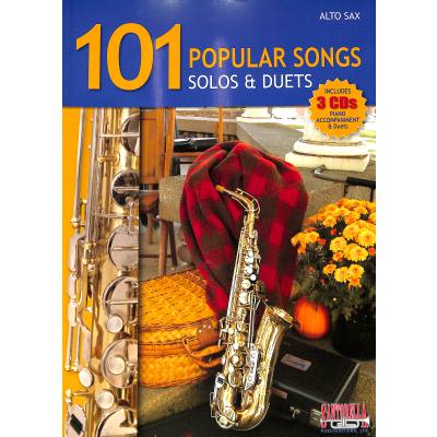 0649571004033 - Noten101 popular songs Solos + Duets incl CD SANTOR -TS403 Altsax-Duette