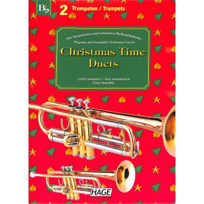 4026929911483 - Noten Christmas Time Duets HAGE 1092 für 2 Trompeten Duette Christmas