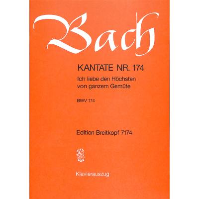 9790004173282 - Kantate 174 ich liebe den Höchsten von ganzem Gemüte BWV 174
