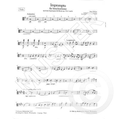 Impromptu Nach Op 55 Op 56 notenpunkt ag