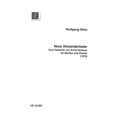 0803452015109 - Neue Alexanderlieder 0803452015109 - Neue Alexanderlieder