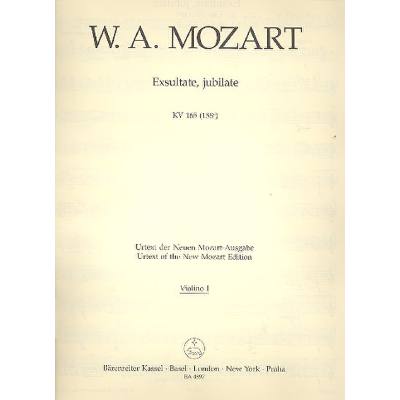 9790006459964 - Exsultate jubilate KV 165 9790006459964 - Exsultate jubilate KV 165