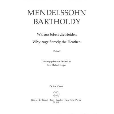 9790006529025 - Warum toben die Heiden (Psalm 2)