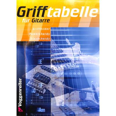 Grifftabelle für Gitarre