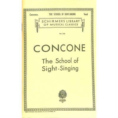 0073999537505 - School of sight singing 0073999537505 - School of sight singing
