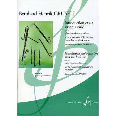 9790043081876 - INTRODUCTION ET AIR SUEDOIS VARIE OP 12 - KLAR ORCH