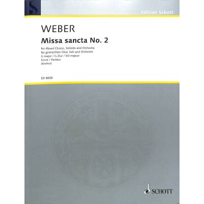 9790001123594 - Missa sancta 2 G-Dur WEV A 5