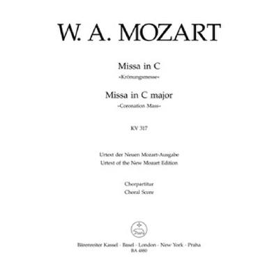9790006458561 - Missa C-Dur KV 317 (Krönungsmesse)