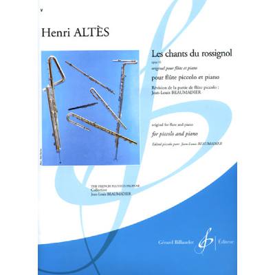 9790043080039 - Les chants du rossignol op 11