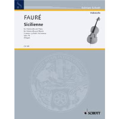 9783795796051 - Sicilienne g-moll op 78 9783795796051 - Sicilienne g-moll op 78