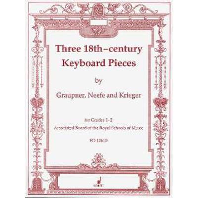 9790220118692 - 3 18th century pieces