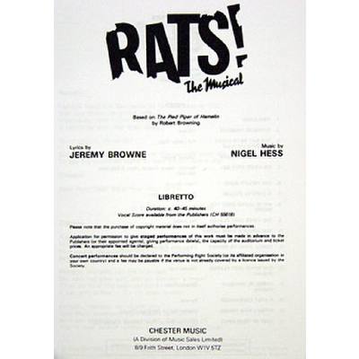 9780711923621 - Rats - the Musical