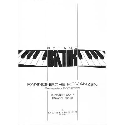 9790012182573 - Pannonische Romanzen 9790012182573 - Pannonische Romanzen