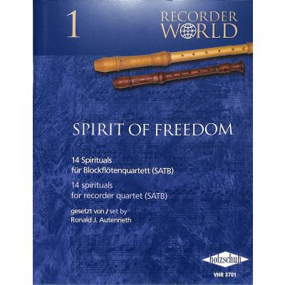 4031659037013 - Noten Spirit of Freedom 14 Spirituals VHR 3701 Blockflöten