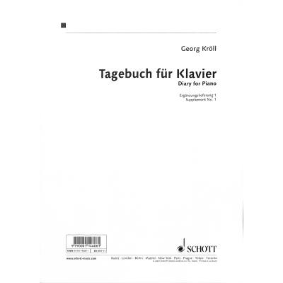9790001146081 - Tagebuch - Ergänzungslieferung 1