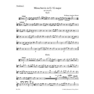 9790006456031 - Missa brevis G-Dur KV 49 (47d) 9790006456031 - Missa brevis G-Dur KV 49 (47d)
