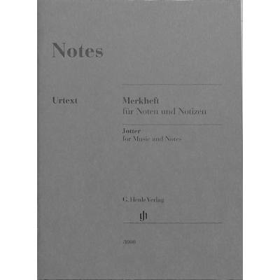 Urtext Notes - Merkheft für Noten + Notizen