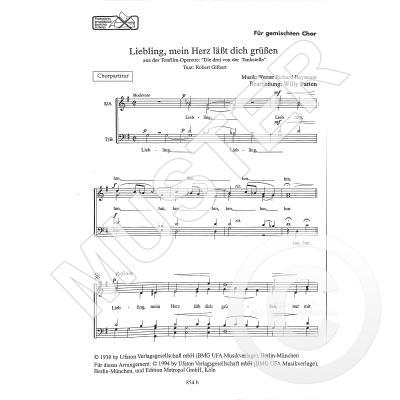 Liebling Mein Herz Lasst Dich Grussen Notenbuch De