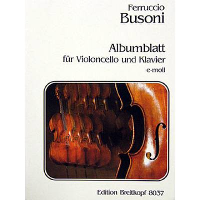 9790004179734 - Albumblatt e-moll