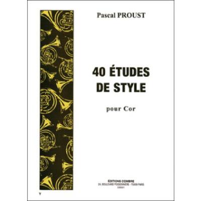 9790230363518 - 40 Etudes de style