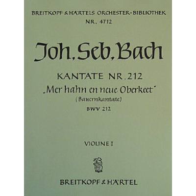 9790004319475 - Kantate 212 mer hahn en neue Oberkeet BWV 212 (Bauernkantate) 9790004319475 - Kantate 212 mer hahn en neue Oberkeet BWV 212 (Bauernkantate)