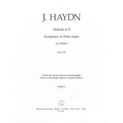 9790006532155 - Sinfonie 85 B-Dur HOB 1 85 (La Reine)