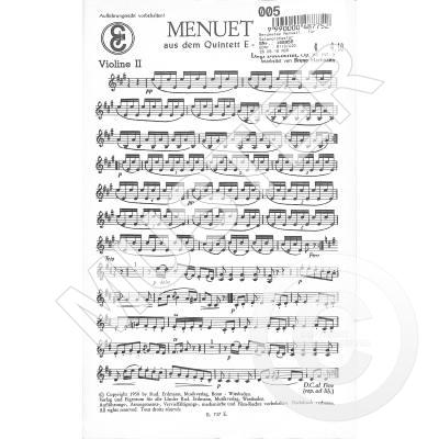 9990000487752 - Menuett op 13 5 (Quintett E-Dur)