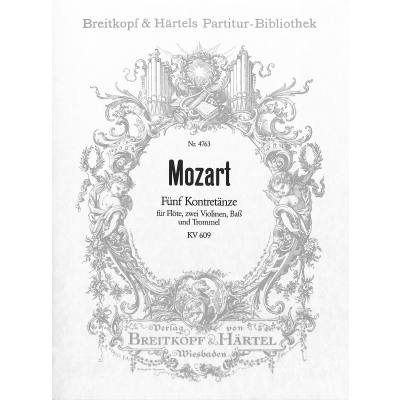 9790004205679 - 5 Kontretänze KV 609