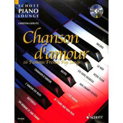 9783795716974 - Chanson damour | 16 famous french Pop songs