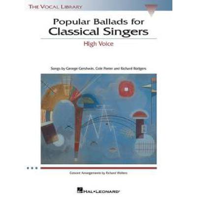 0073999711165 - Popular Ballads for classical singers