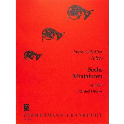 8780010304603 - 6 Miniaturen op 59 3 8780010304603 - 6 Miniaturen op 59 3