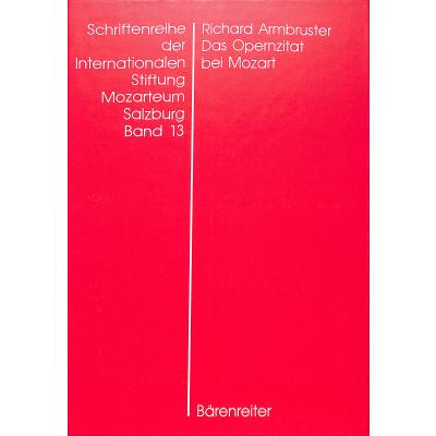 9783761815649 - Das Opernzitat bei Mozart