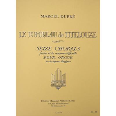 9790046278365 - Le tombeau de titelouze 9790046278365 - Le tombeau de titelouze