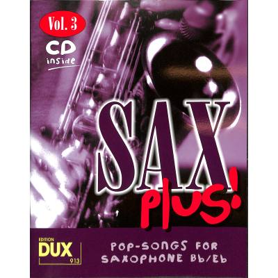 4031658009134 - Sax plus 3 - Pop Songs for saxophone