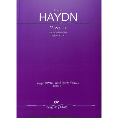 9790007092085 - Messe B-Dur (Harmoniemesse) Hob 22 14 9790007092085 - Messe B-Dur (Harmoniemesse) Hob 22 14