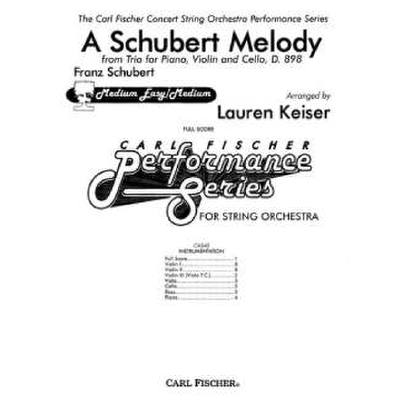 A Schubert melody from Trio D 898