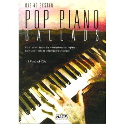 4026929911971 - Noten Die besten 40 Piano Pop Balladen Ed Hage EH 3711