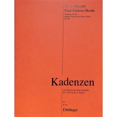 9790012197478 - Kadenzen zu Konzert C-Dur KV 299