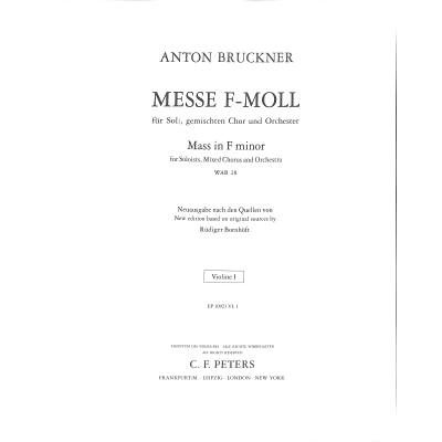 9790014107604 - Messe f-moll 9790014107604 - Messe f-moll