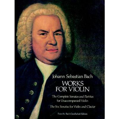 9780486236834 - Bach - GEBRAUCHT JS Bach Works For Violin (Dover Music Scores) - Preis vom 12112023 060208 h