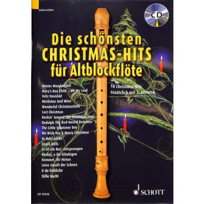 9783795758714 - Harald Wingerter - GEBRAUCHT Die schönsten Christmas-Hits für Alt-Blockflöte 18 Christmas-Hits zusätzlich mit 2 Stimme 1-2 Alt-Blockflöten Ausgabe mit CD - Preis vom 17112023 061014 h