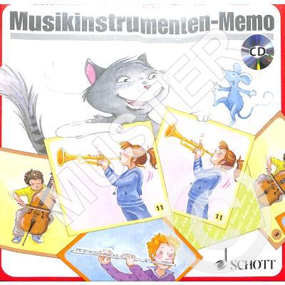 Musikinstrumenten Memo mit dem Musikater
