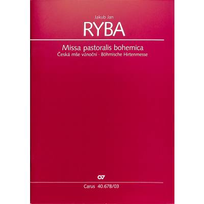 9790007076474 - Missa pastoralis bohemica 9790007076474 - Missa pastoralis bohemica