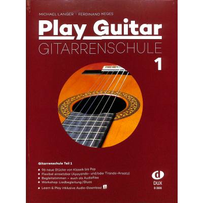 9783868492583 - Play Guitar Gitarrenschule 1Tl1 - Michael Langer Ferdinand Neges Kartoniert (TB)