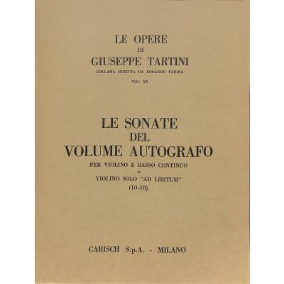 9788850728336 - Le Sonate del volume autografo