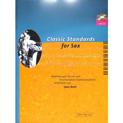 9790202823095 - Noten CLASSIC STANDARDS FOR SAX Tenorsax Altsax Orgel HUG GH 11639