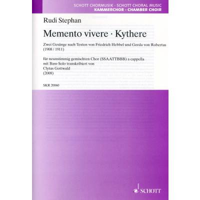 9790001168915 - Memento vivere + Kythere