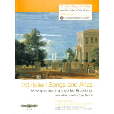 9790577086637 - 30 Italian songs + arias of the 17th + 18th centuries