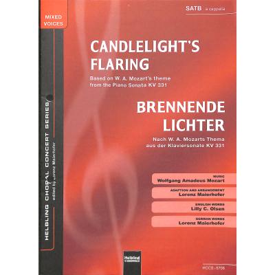 9790500226048 - Candlelights flaring - brennende Lichter