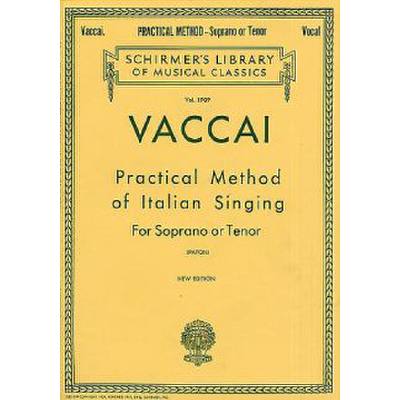 0073999628005 - Practical method of Italian singing